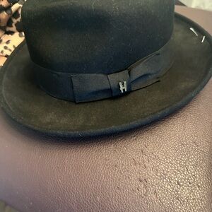 Hats in the Belfry Black Fedora with Bow